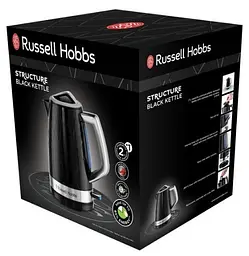 Електрочайник Russell Hobbs 28081-70 Structure Black (6659235) - мініатюра 4