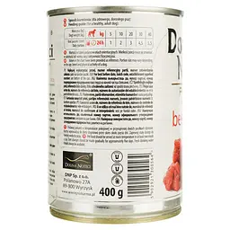 Вологий корм Dolina Noteci Premium Pure для собак схильних до алергії, з яловичиною та коричневим рисом, 400 гр - мініатюра 5
