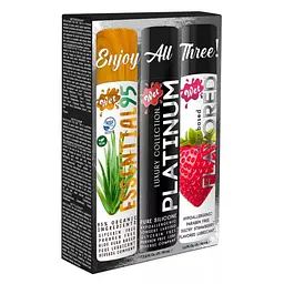 Набір лубрикантів WET 3 PACK SAMPLER ESSENTIAL95, PLATINUM, STRAWBERRY 3шт по 30мл - мініатюра 2