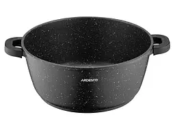 Каструля Ardesto зі скляною кришкою Gemini Anzio 6.4л алюміній чорний kuh0014756 - мініатюра 9