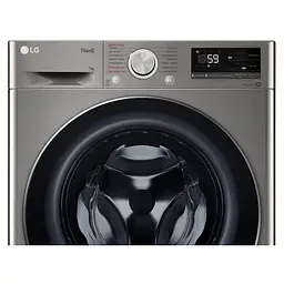Пральна машина LG фронтальна, 7кг, 1200, A+++, 48см, дисплей, пара, інвертор, сріблястий (F2V5HS2PW) - мініатюра 10