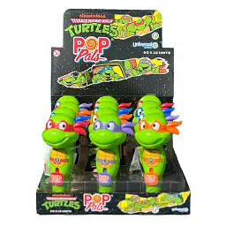 Цукерка на паличці Teenage Mutant Ninja Turtles Push N Twist Candy Pops 8 г - мініатюра 4