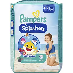 Підгузки-трусики для плавання Pampers Splashers 4-5 (9-15 кг) 11 шт. - мініатюра 2
