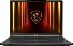 MSI Ноутбук MSI Stealth A16 AI+ A3XWIG-068UA 16" QHD+, AMD AI 9 HX 370, 32GB, F1TB, NVD5080-16, W11, чорний