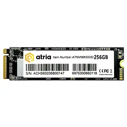 Накопичувач SSD ATRIA m.2 NVMe 256GB X500S NVMe PCIe 3.0 NVMe ATNVMX500S/256 240 250 (ATNVMX500S/256)
