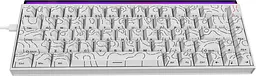 Клавіатура Ajazz NK68 Red switches Side contour White (NK68-R-S-W) - мініатюра 4
