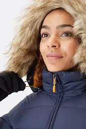 Пуховик жіночий Rab Deep Cover Parka QDB-33 14 Темно-синій - мініатюра 7