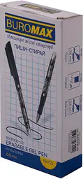 Набір гелевих ручок пиши-стирай Erase Slim, 12 шт. чорний, BM.8300-02
