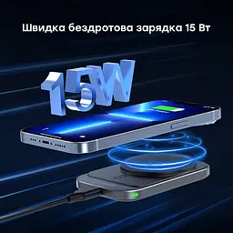 Автомобільний зарядний пристрій Choetech QI 15 Вт (T206-F-ACBK) - мініатюра 8