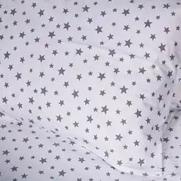 Комплект постільної білизни MirSon Фланель 016 White Stars білий з сірим 110х140 см (2200009652097) - мініатюра 5