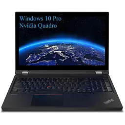 Ноутбук Lenovo ThinkPad P15 Gen 1, IPS, I7-10750H, 64GB DDR4, 2 x 2TB m2 PCIe, RTX 1000 4GB