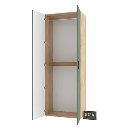Шафа для одягу з двома штангами С-7.3 Дуб крафт/Камуфляж Idea - мініатюра 4