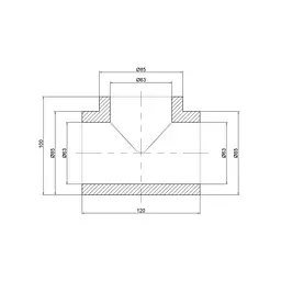 Трійник PPR Thermo Alliance 63 DSC006