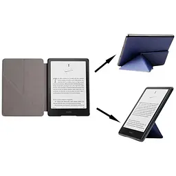 Чохол-обкладинка Primolux Transformer для книги Amazon Kindle Paperwhite 12th Gen. 2024 dark blue - мініатюра 3
