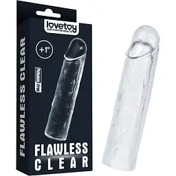 Насадка на пеніс Lovetoy Add 1 Flawless 15.5 см прозорий
