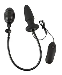 Анальна пробка - Inflatable + Vibrating Butt Plug - мініатюра 6