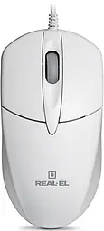 Миша REAL-EL RM-211 USB white