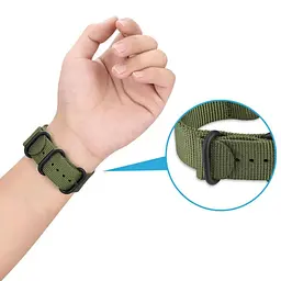 Нейлоновий ремінець Primo Traveller для годинника Xiaomi Redmi Watch 3 Active Army Green - мініатюра 4