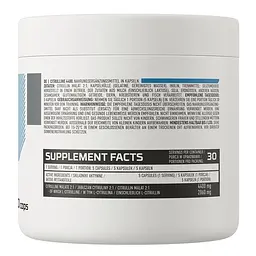 Цитрулін малат Citrulline 4400, 150 капсул OstroVit vit0004643