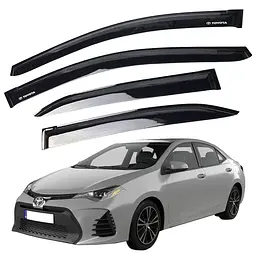 Дефлектори вікон вітровики Toyota Corolla 2012-2019 Voron Glass