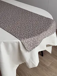 Ранер доріжка Ecotton DUCK 45x170 см для обіднього столу водовідштовхувальна кремовий (V 10/ Khave) (25008) - мініатюра 4