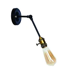 Бра настінне Levistella 752WG1503-1, E27, 60W, чорний з золотим патроном, сучасний стиль для дому