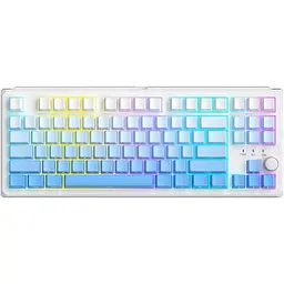 Клавіатура MageGee SKY 87 RGB Wireless Blue Whale Switch White/Blue Gradient (6971969728509) [164307]