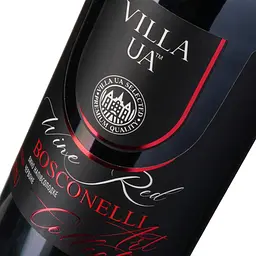 Вино Villa UA Босконеллі червоне напівсолодке 9-13% 0.75 л - мініатюра 5