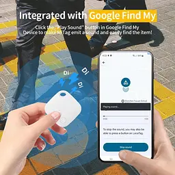Bluetooth-трекери TDTOD Smart Tag, 2 шт, для Google Find My Device, IP66 - мініатюра 7