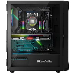 Корпус LogicConcept PORTOS MESH+GLASS ARGB fans 4x120mm BLACK без БЖ ATX - мініатюра 6