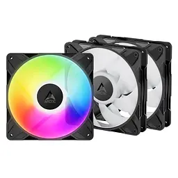 Набір із трьох вентиляторів для корпусу 140 мм Arctic P14 Pro 3pcs ACFAN00320A A-RGB/Black - мініатюра 3