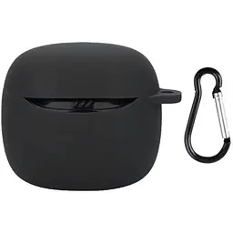Чохол-накладка DK JBL Tune Flex 2 | Silicone Candy Friendly з карабіном (black)