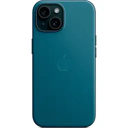 Чохол Apple FineWoven Case для iPhone 15 with MagSafe Pacific Blue (MT3G3ZM/A) [92891] - мініатюра 3