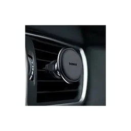 Універсальний автотримач Baseus Magnetic Car Mount Phone Holder with Cable Clip Air Vent Version Cluster Black (C40141201113-00) - мініатюра 8