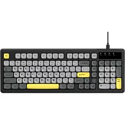 Клавіатура Ajazz AF98 USB UA Black/Grey/Yellow (AF98-BGY)