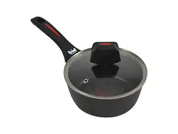 Ківш KRAUFF зі скляною кришкою 1л 16см Smart Fry з - мініатюра 3