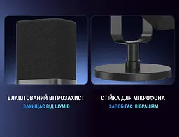 Мікрофон Fifine AM8 USB/XLR Black (AM8) - мініатюра 8