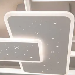 LED люстра модерн 2449WH dimmer - мініатюра 2