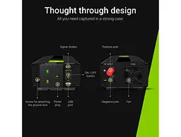 Перетворювач напруги інвертор Green Cell 24V на 230 V 500 W/1000W UK - мініатюра 2