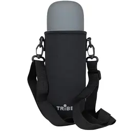Чохол для термоса Tribe Neoprene Cover Soft touch 1 л black (T-DF-0016-black) - мініатюра 2