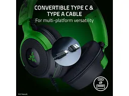Навушники з мікрофоном Razer Kraken V4 X Minecraft Edition (RZ04-05180200-R3M1) - мініатюра 10