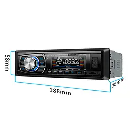 Автомагнітола XPRO 1DIN MP3-8506BT RGB Bluetooth 2.0 (MER-12631_552) - мініатюра 5