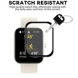 Захисна плівка Tamister для смартгодинника Amazfit Bip 3 / 3Pro з рамкою 1 шт. - мініатюра 3