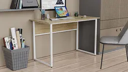 Комп'ютерний стіл Ferrum-decor Коді 75x120x70 білий ДСП Дуб Сонома 16мм (FRD-101222) - мініатюра 2