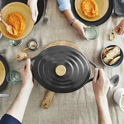 Каструля Tefal Air з кришкою 5.7л чорний (E2558904) - мініатюра 8