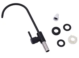 Кухонна мийка Kroner KRP KRP Schwarze - SET7545NB PVD (3.0/0.8 мм) (CV033805) - мініатюра 8