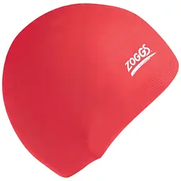 Шапочка для плавання Zoggs Silicone Jr Червоний (1000-300709.RD)