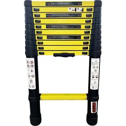 Драбина GTM телескопічна 11сх. 3,2м (KME1032Y/881032) - мініатюра 2