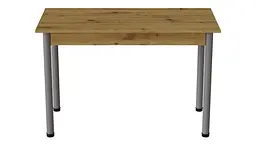 Стіл кухонний Ferrum-decor Беніта 75x120x80 Сірий ДСП Дуб Артізан 16мм (FRD-105701) - мініатюра 3