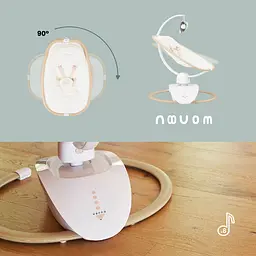 Шезлонг-гойдалка Babymoov Swoon Hoop Sand (A055022) - мініатюра 11